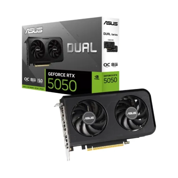 ASUS Dual GeForce RTX 5050 8GB GDDR6 OC Edition 550W Graphics Card